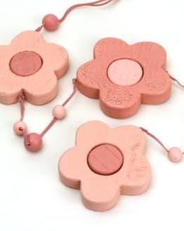 Holzblüten-Girlande rosa, ca. 70 cm lang (67703143) - everyday-dekoaccessoires, dekoaccessoires